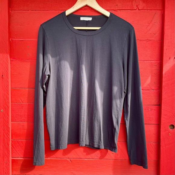 Outerknown organic cotton long sleeve semi-scoop neck tee - Picture 1 of 8